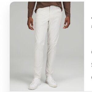 lululemon athletica ABC Slim-Fit Pants in Bone